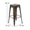 Flash Furniture 30" High Metal Indoor Stackable Bar Stool, Gun Metal Gray, PK4 4-ET-31320-30-GN-R-GG - alternate 8